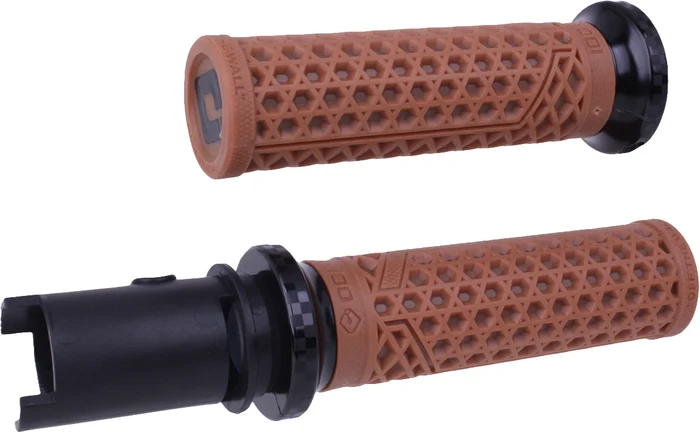 ODI - V31VHTCGR-BC - V-TWIN LOCK-ON; VANS SIGNATURE `23-24 CVO GUM RUBBER/CHECKER