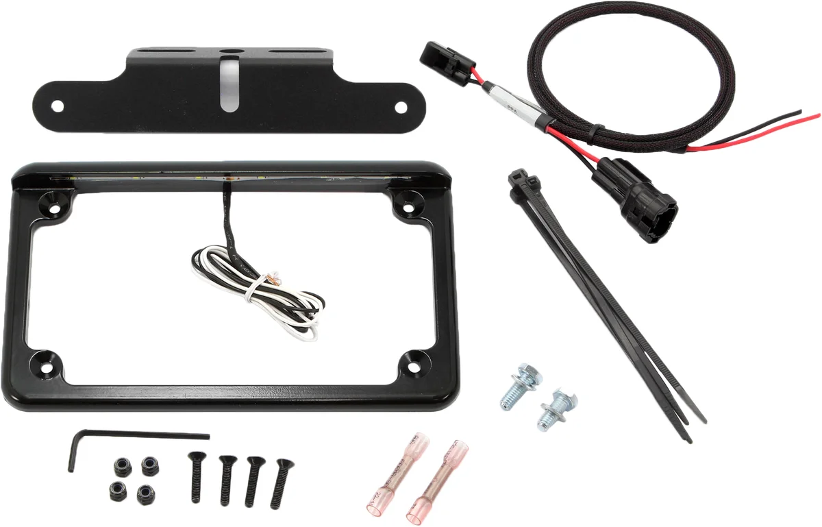 XTC POWER PRODUCTS - CFM-U10-LF6BK - License Plate Frame/Mount