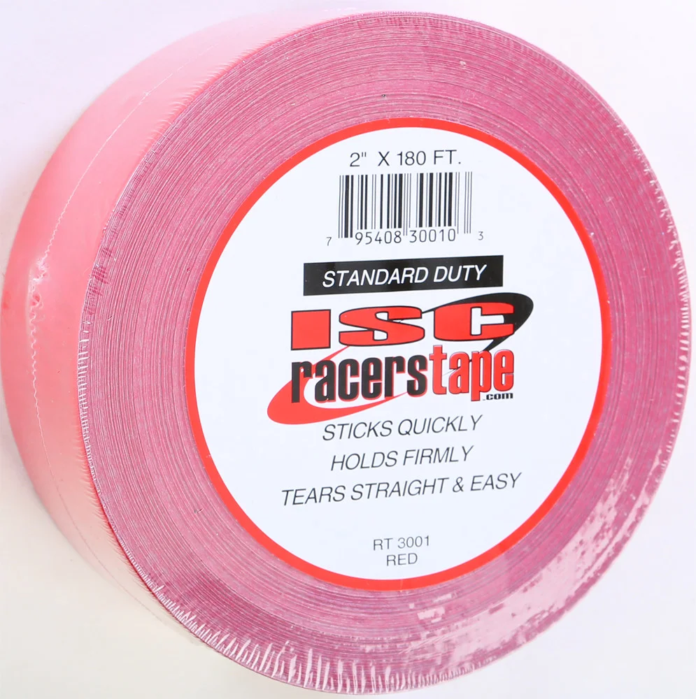 ISC RT3001 Racers Tape - Durable Racing/Protective Tape for Fairings & Bodywork