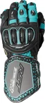 RST - 103495BLU-08 - TRACTECH EVO 4 CE LADIES GLOVE BLACK/AQUA/GREY LEATHER LG