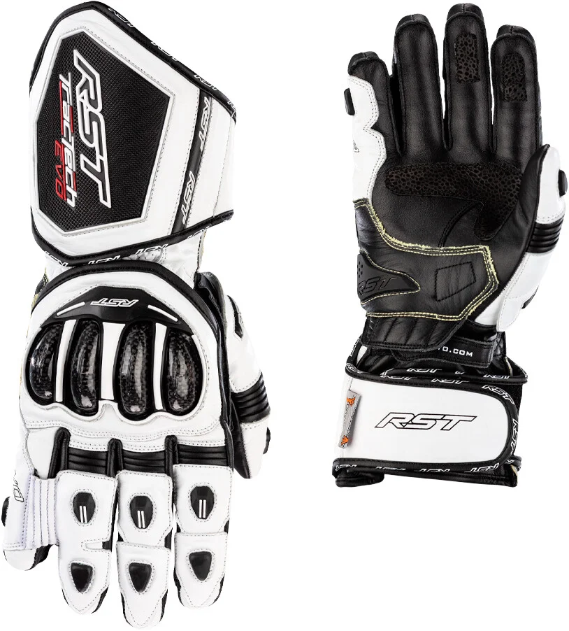 RST - 103495WHI-09 - TRACTECH EVO 4 CE LADIES GLOVE WHITE/BLACK LEATHER XL