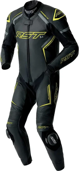 RST - 103604F.YEL-50 - S1 D3O SUIT BLK/GRY/FLO YEL LEATHER 3X