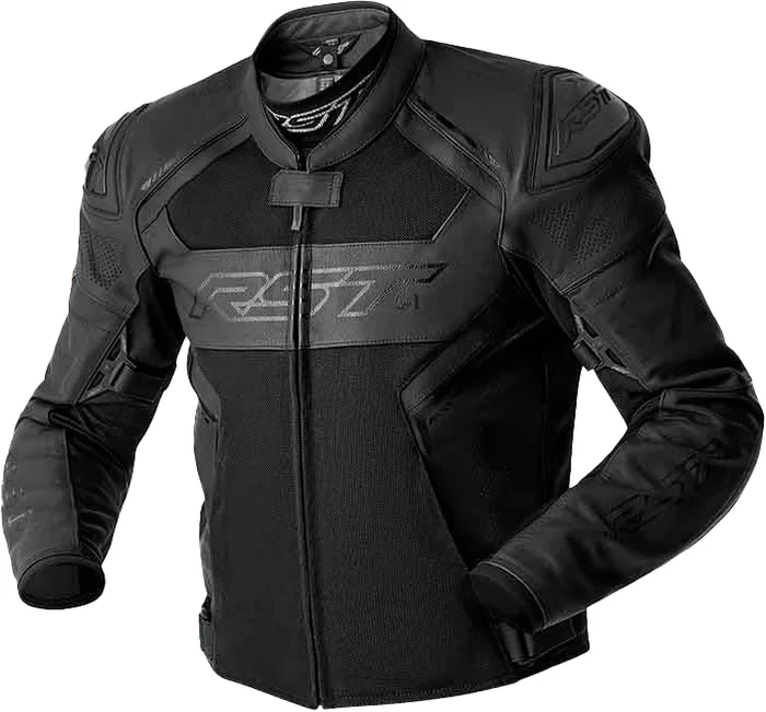 RST - 103606BLK-44 - S1 D3O MESH LEATHER JACKET BLACK LG