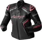 RST - 103626PNK-20 - S1 D3O LEATHER LADIES JACKET BLK/FLO PINK 3XL