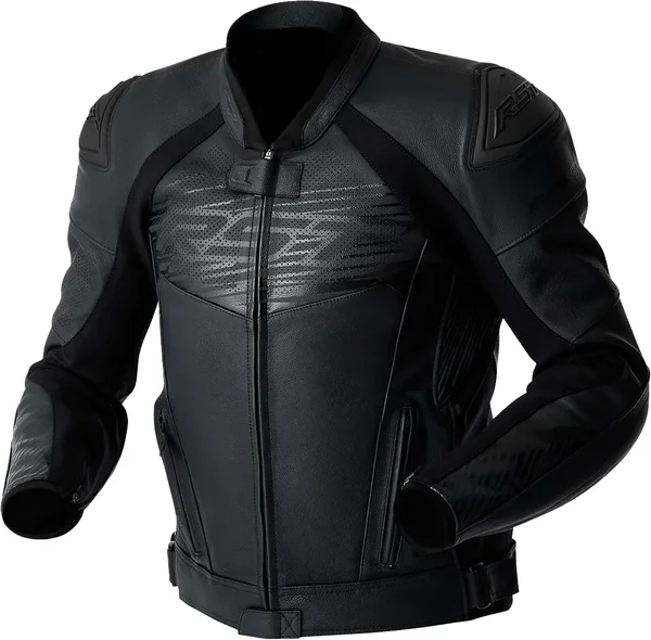RST - 103635BLK-46 - TRACTECH EVO 5 D3O JACKET BLACK LEATHER XL