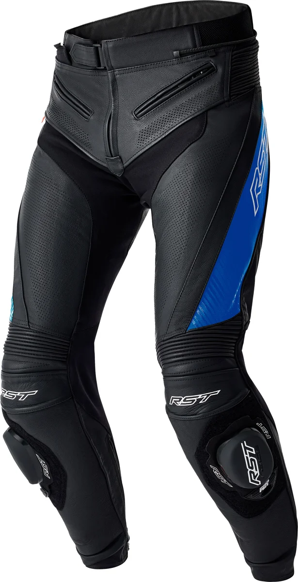 RST - 103636BLU-30 - TRACTECH EVO 5 D3O PANTS BLK/BLUE LEATHER SM