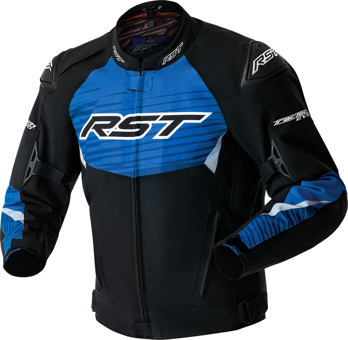RST - 103640BLU-48 - TRACTECH EVO 5 D3O JACKET BLACK/BLUE TEXTILE 2X