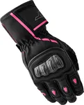 RST - 103653PNK-07 - S1 D3O LADIES GLOVE BLACK/PINK LEATHER MD