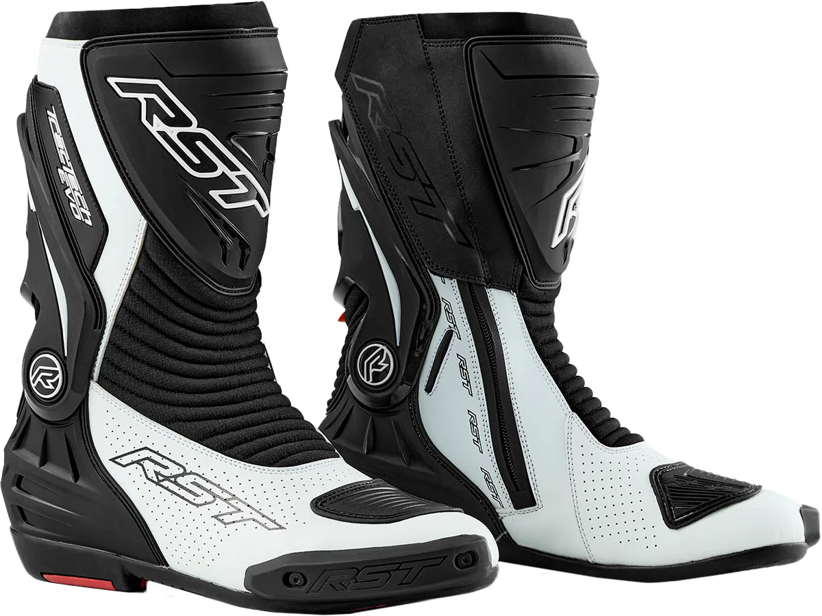 RST - 103690WHI-36 - TRACTECH EVO D3O LADIES BOOT BLACK/WHITE 5