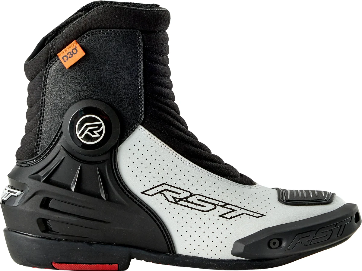 RST - 103697WHI-41 - TRACTECH EVO D3O SHORT BOOT BLACK/WHITE 8
