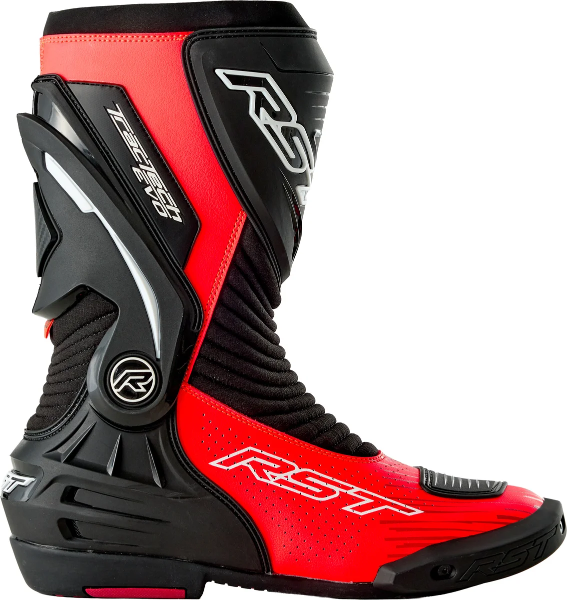 RST - 103700F.RED-45 - TRACTECH EVO D3O BOOT BLACK/FLO RED 11.5