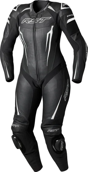 RST - 103643WHI-20 - TRACTECH EVO D3O LADIES SUIT BLACK/WHITE LEATHER 3XL