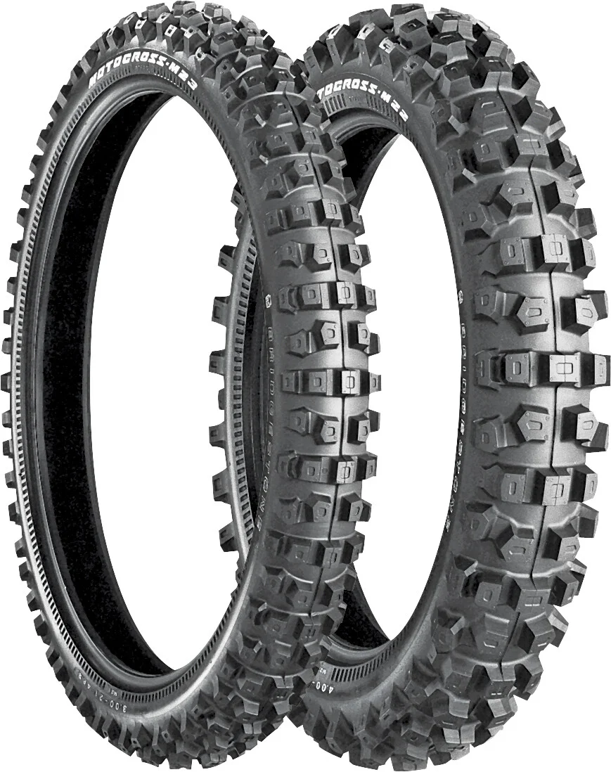 BRIDGESTONE - 144150 - TIRE M22 REAR 90/100-14 49M BIAS TT