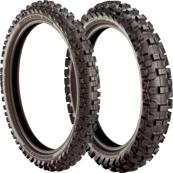 Bridgestone M404 Motocross Rear Tire 90/100-14 49M BIAS TT - Durable Off-Road Performance