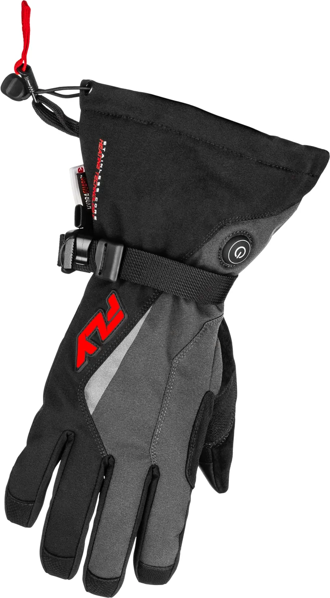 FLY RACING - 476-29423X - Title Heated Gauntlet Gloves (2026)
