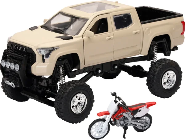 NEW-RAY - SS-54456 - Replica 4*4 Truck/Dirt Bike