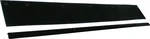 KFI Plow Rubber Flap Kit - Heavy-Duty Black Rubber with Powder-Coated Brackets for Snow Plows