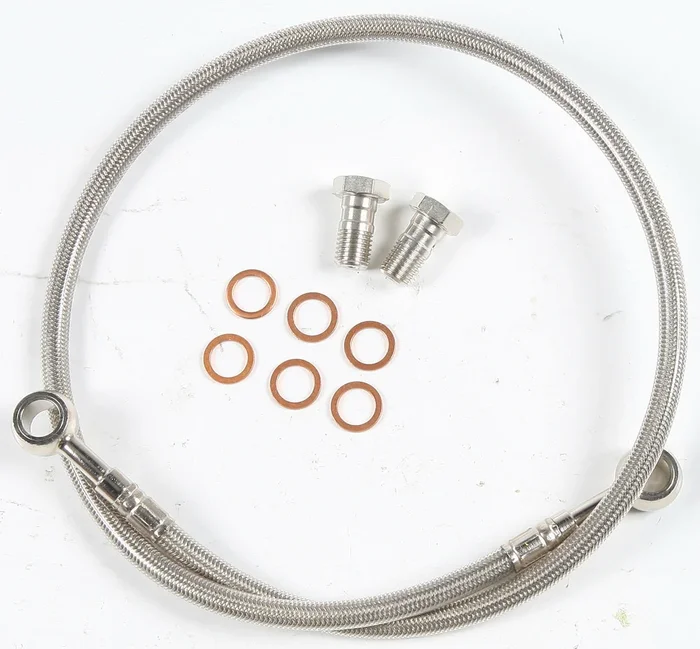 GBrakes - FK003D275R - BRAKE LINE REAR LONG RAPTOR 660R