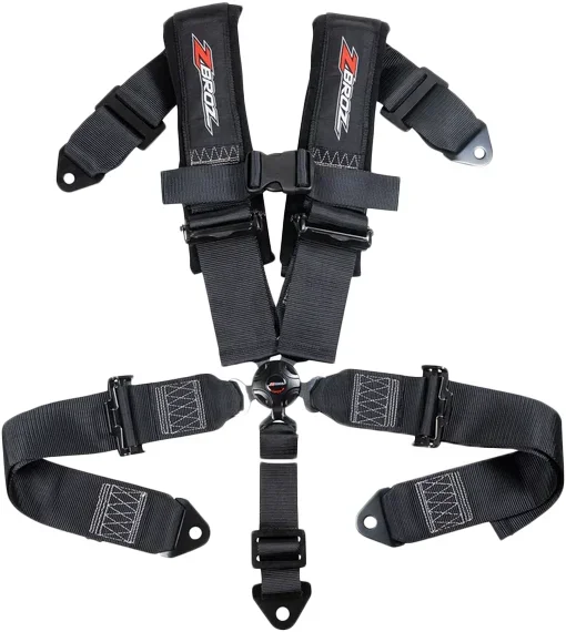 ZBROZ Cam-Lock 5-Point UTV Harness - Universal Seat Safety Harness with Quick-Release Latch