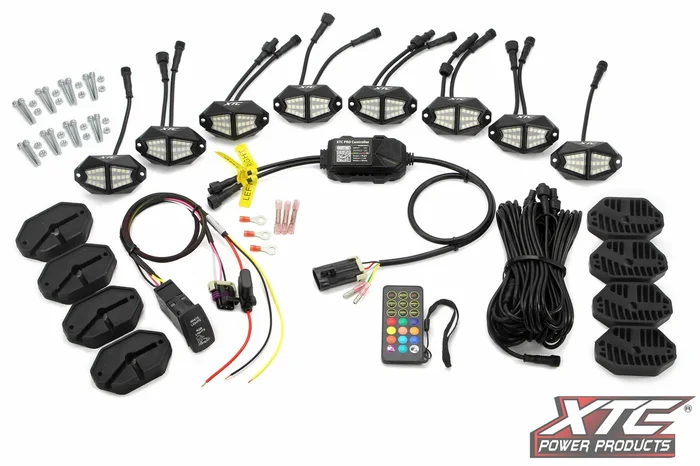 XTC POWER PRODUCTS - XLITE-8PODS-RGBW - XTC X-Lites Rock Light Kit