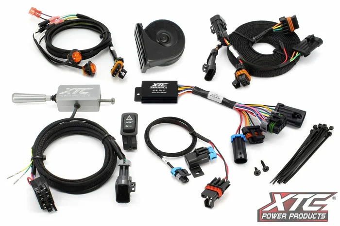 XTC POWER PRODUCTS - ATS-L-POL-RAN570 - ATS Turn Signal Kit W/Billet Lever