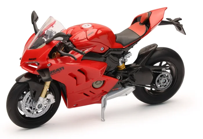 NEW-RAY - 58253 - 1:12 SCALE SUPER SPORT BIKE DUCATI PANIGALE V4 S (RED)