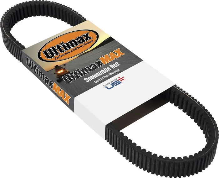 ULTIMAX Max Drive Belt - Long-Lasting Snowmobile Belt for Lower HP Sleds (USA Made)