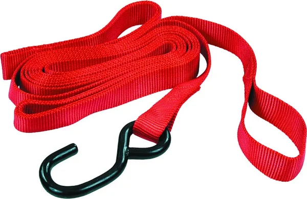 POWERTYE 4000 lb All Purpose Tow Strap - Coated Hook & Mildew Resistant Webbing