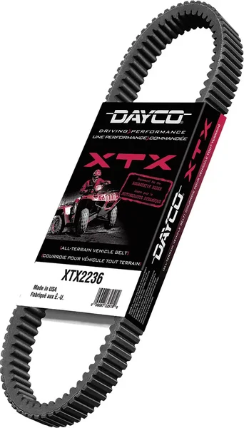 DAYCO XTX2249 XTX Drive Belt - High-Temperature Neoprene ATV Belt for 800cc+ Engines