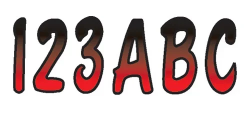 HARDLINE Series 200 Registration Kit - Durable Black Decals for Custom Airbrushed Look