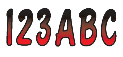 HARDLINE Series 200 Registration Kit - Durable Black Decals for Custom Airbrushed Look