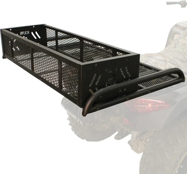 KOLPIN Convertible Rear Drop Rack - Versatile ATV Accessory for Enhanced Load Capacity and Easy Setup