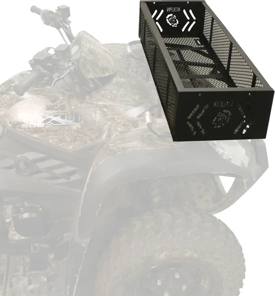 KOLPIN 38" Durable Weather-Resistant Front Gear Basket for ATVs & UTVs - Heavy-Duty Storage Solution