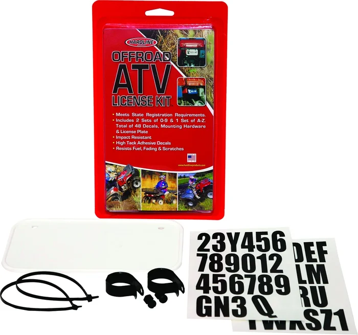 HARDLINE 2340W ATV License Plate Kit – Offroad Registration Compliance (MN, SD, ND, WI)