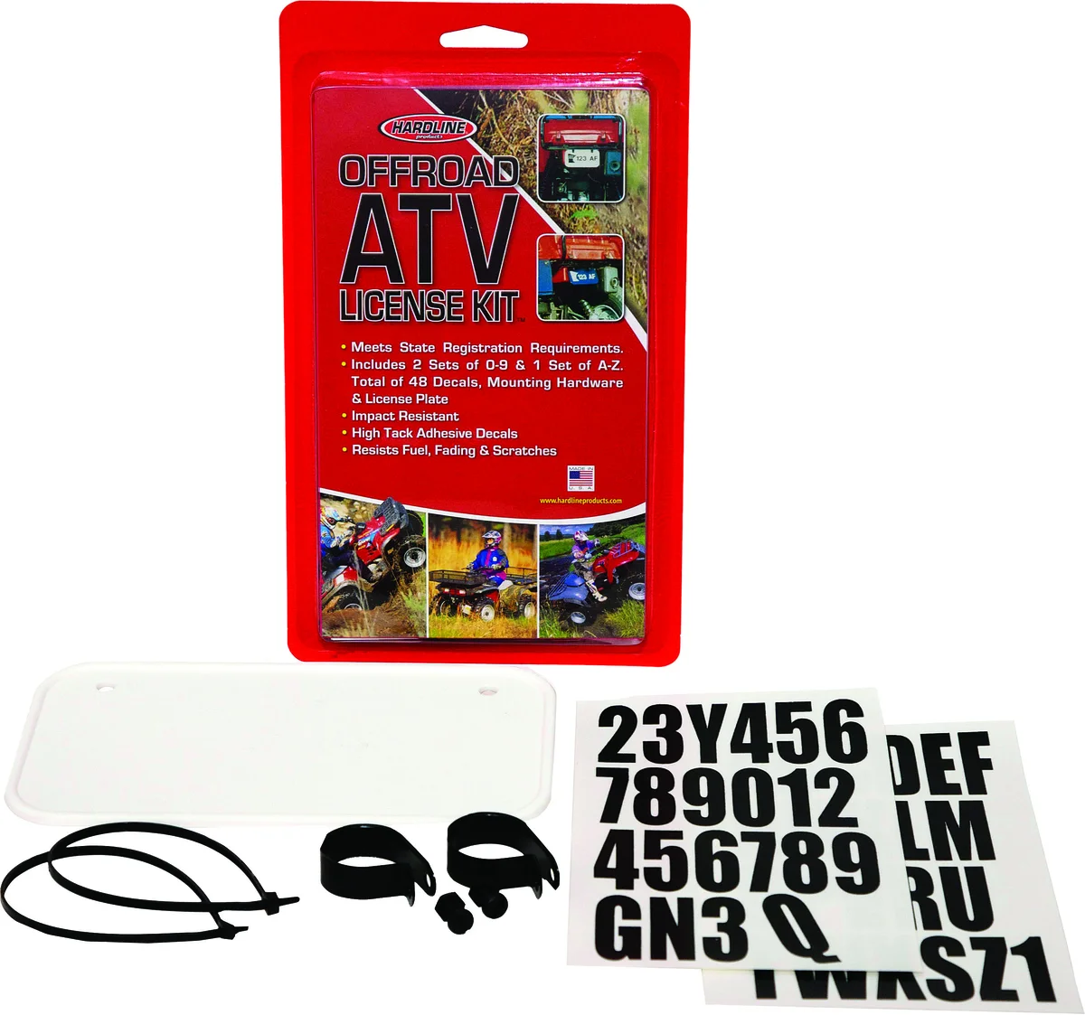 HARDLINE 2340W ATV License Plate Kit – Offroad Registration Compliance (MN, SD, ND, WI)