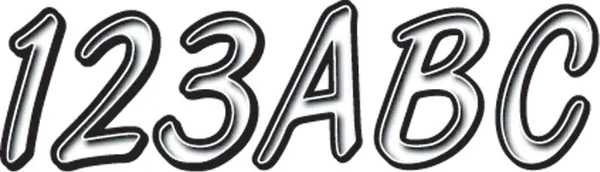 HARDLINE Series 400 Registration Kit - Reflective Decal Kit with Frame & Swingarm Plates