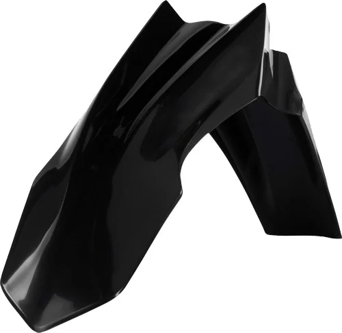 Acerbis Black Front Fender - Durable Body Part for Powersports Vehicle