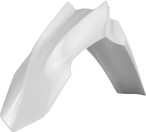 Acerbis 2314350002 Front Fender (White) - Durable Body Protection for Powersports Vehicles