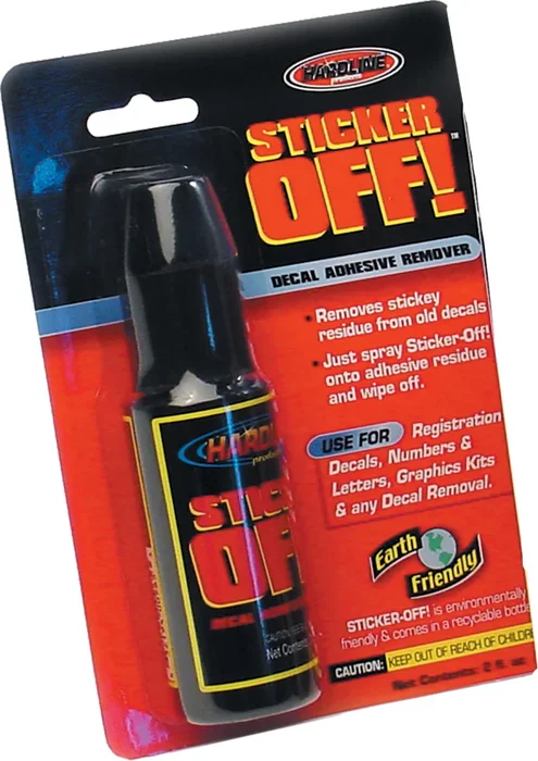 HARDLINE 965 Sticker-On/Sticker-Off Fluid - Chemical Adhesive Remover for Decals & Stickers