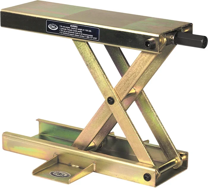 K&L MC450 Center Jack - Heavy-Duty Motorcycle & ATV Lift Tool