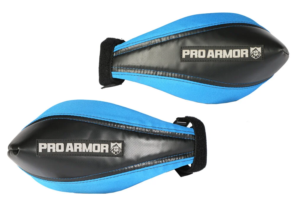 PRO ARMOR HGP100-BK/BL Handguards - Durable Hand Protection for Powersports Riders
