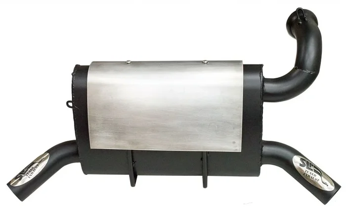 SLP 09-116 Performance Slip-On Muffler for Polaris - 3 HP Gain, Lightweight Exhaust