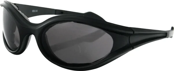 BOBSTER ES114 Foamerz Sunglasses - Anti-Fog Wrap-Around Motorcycle Sunglasses for Riders
