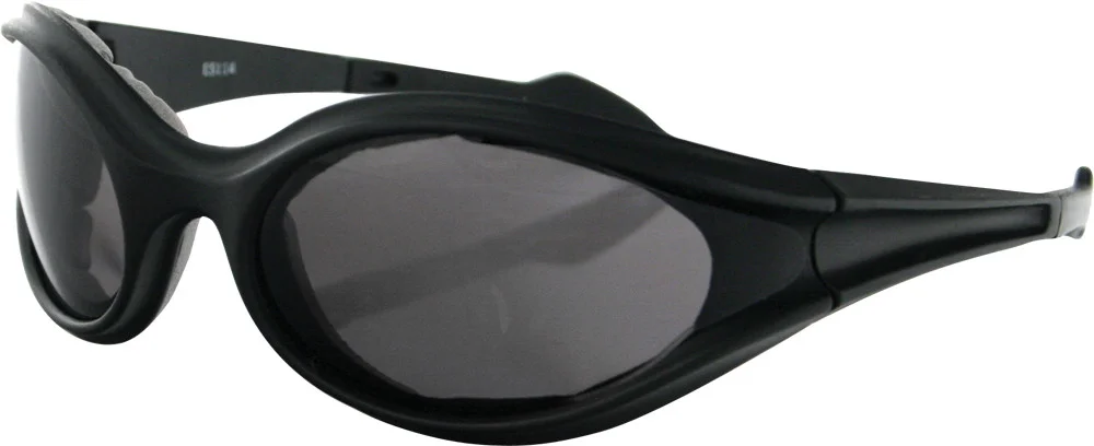BOBSTER ES114 Foamerz Sunglasses - Anti-Fog Wrap-Around Motorcycle Sunglasses for Riders