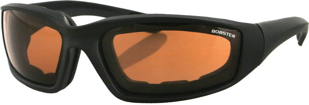 BOBSTER Foamerz II Wrap-Around Sunglasses - Anti-Fog Polycarbonate Lenses for Powersports Riders