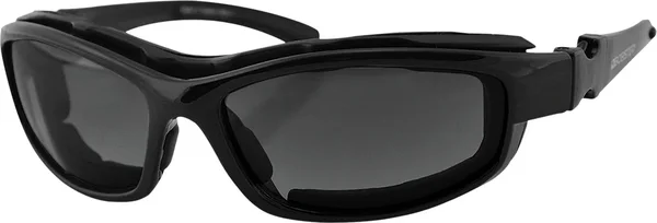 BOBSTER Road Hog II Convertible Sunglasses with Interchangeable Lenses - Eyewear for Riders