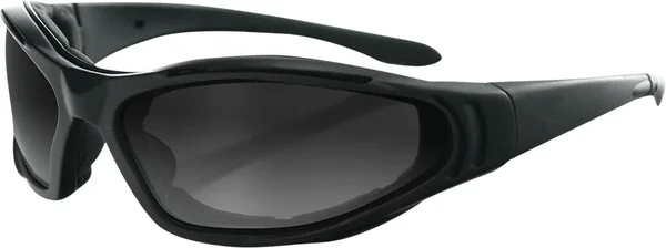 BOBSTER Raptor II Sunglasses - Matte Black Grilamid TR90 Frame with 3 Interchangeable Lenses