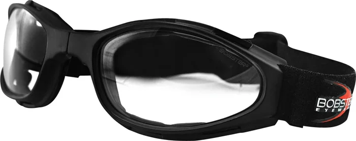 BOBSTER Crossfire Folding Goggles - Durable & Lightweight Eyewear for Riders