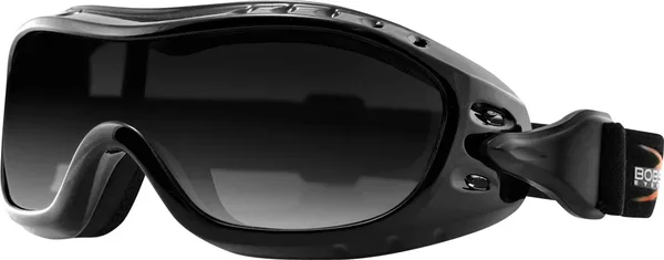 BOBSTER Nighthawk OTG Goggles - Prescription-Friendly Motorcycle Goggles with Anti-Fog Lens
