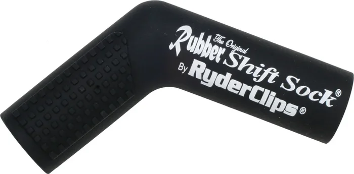 RYDER CLIPS RSS-BLACK Rubber Shift Sock - Durable Foot Control for Powersports
